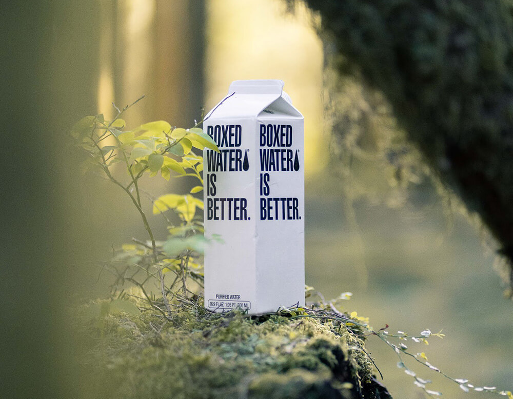 Bicchieri di carta senza plastica boxed water is better plast free